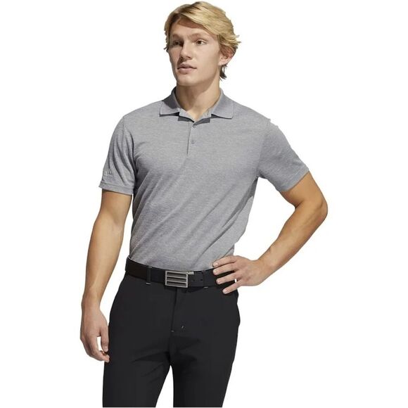 adidas Adi Performance Heather Golf Polo - Picture 4 of 5